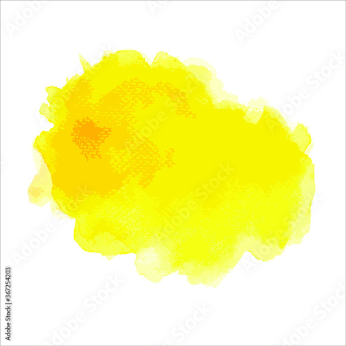 watercolor splashes of paint on white. vector illustration