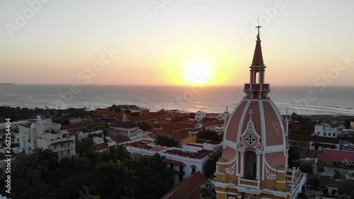 view of the cathedral of cartagena