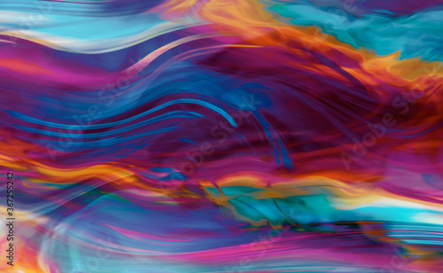 abstract colorful caustic oil background