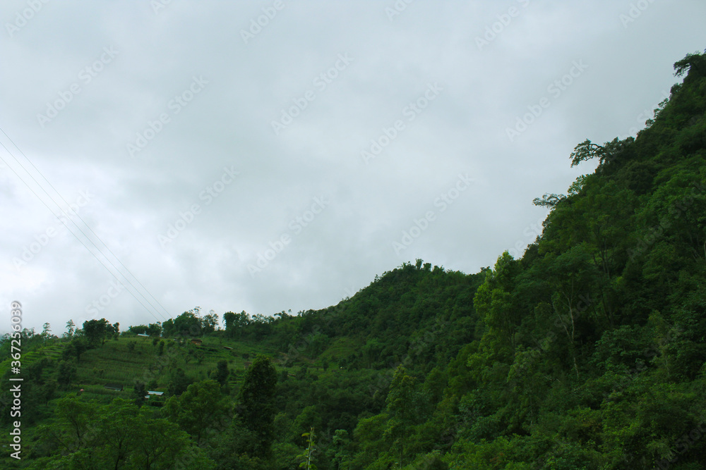 A small village of Nepal located in the eastern part of nepal A small village of Nepal located in the eastern part of nepal