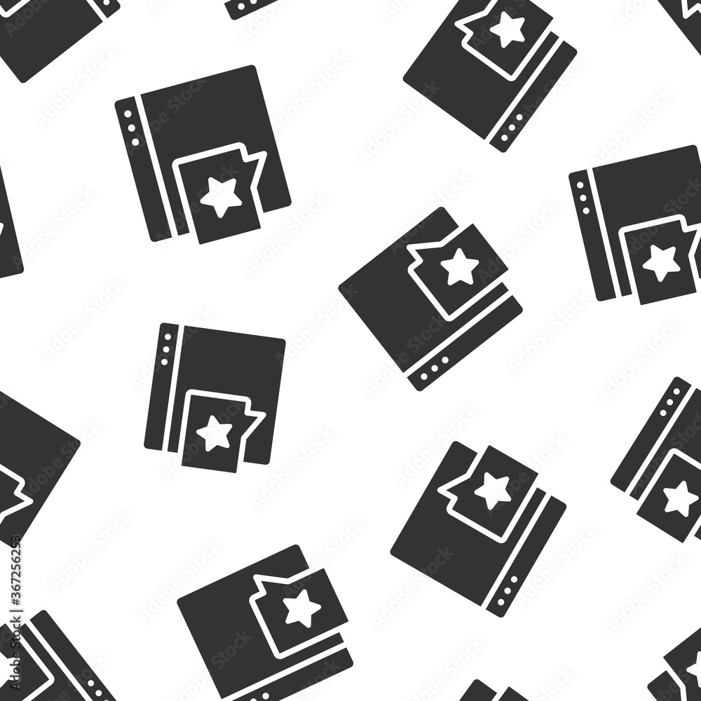 Browser window with star icon in flat style. Wish list vector illustration on white isolated background. Reward bonus seamless pattern business concept. Browser window with star icon in flat style. Wish list vector illustration on white isolated background. Reward bonus seamless pattern business concept.