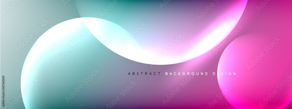 Vector abstract background liquid bubble circles on fluid gradient with shadows and light effects. Shiny design templates for text Vector abstract background liquid bubble circles on fluid gradient with shadows and light effects. Shiny design templates for text