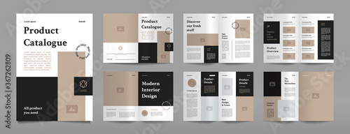 company product cataloguel brochure design template photo