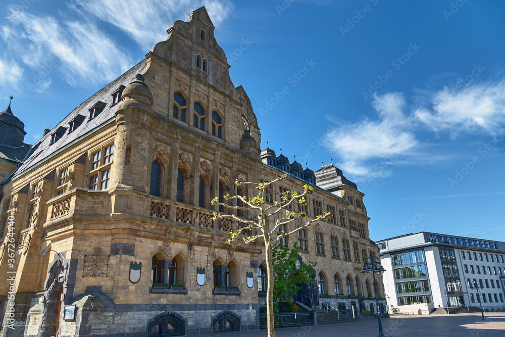 Fototapeta premium Rathaus der Stadt Recklinghausen in Nordrhein-Westfalen