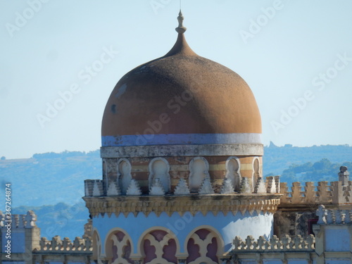 Fotografie Santa Cesarea Terme - Cupola di Palazzo Sticchi di pomeriggio