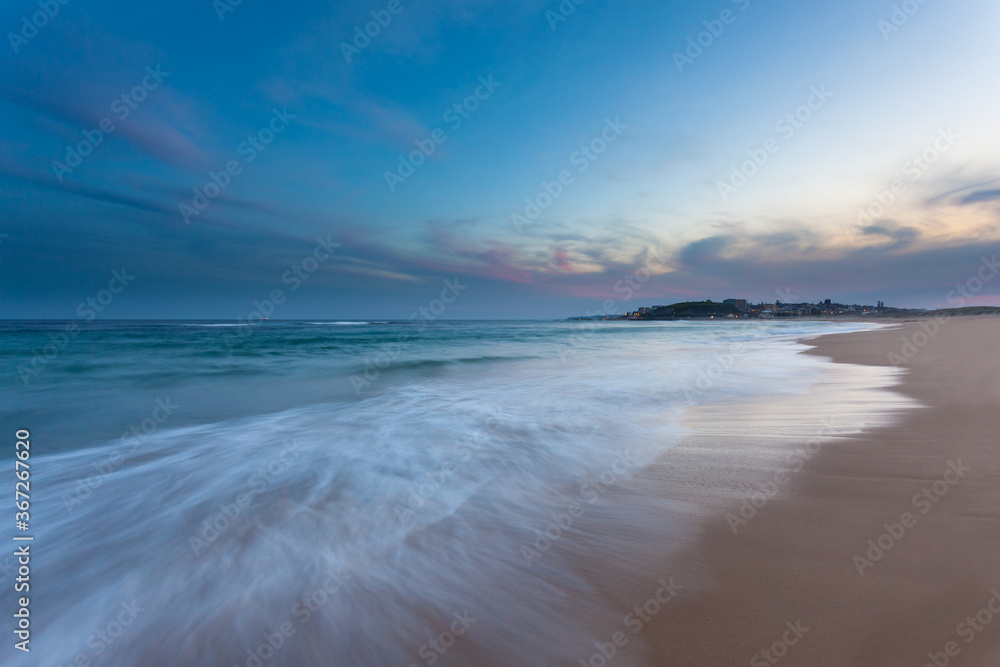 Nobbys Beach - Twilight Oceanscape - Newcastle NSW Australia