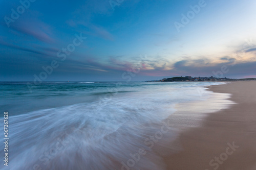 Nobbys Beach - Twilight Oceanscape - Newcastle NSW Australia