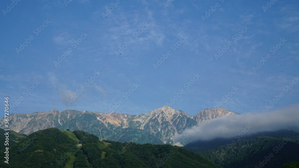 Fototapeta premium mountains and clouds