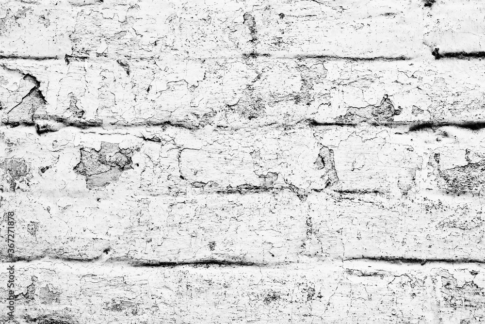 Brick wall background, black and white tone Brick wall background, black and white tone
