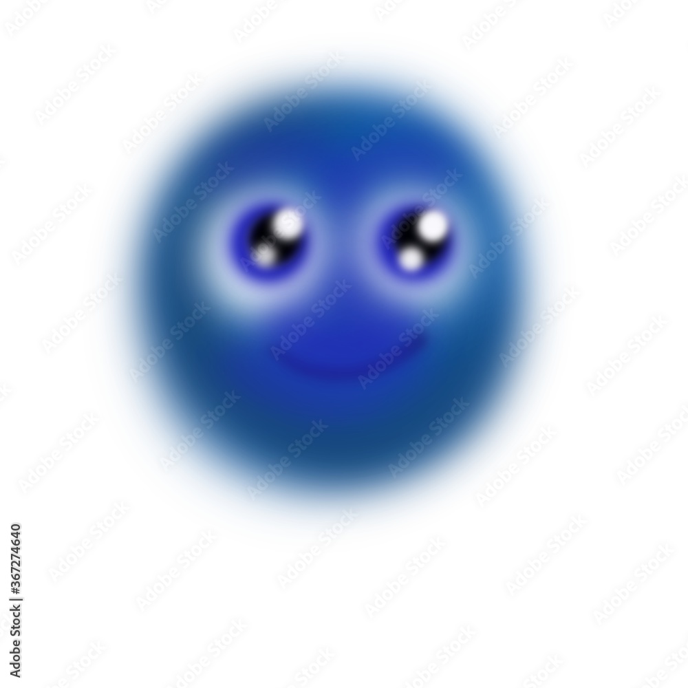 Fototapeta premium blue bowling ball