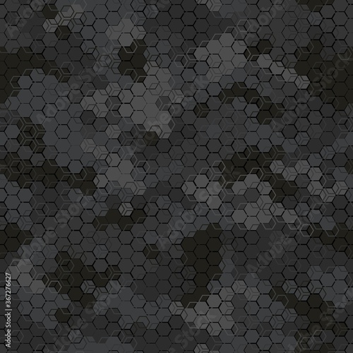 Texture military camouflage seamless pattern. Abstract army vector illustration photo
