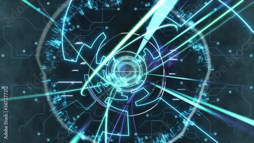 Loop that moves forward in the cyber space,A