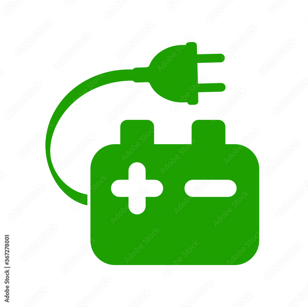 eco energy icon on white background eco energy icon on white background