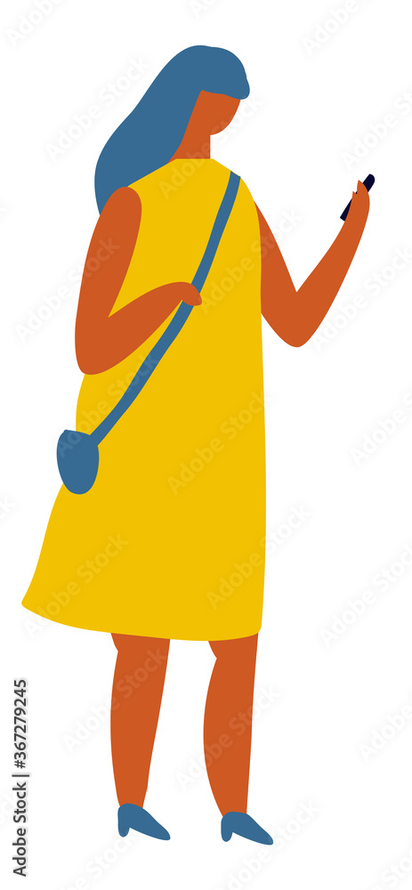 Woman with phone Simple Design Flat Vector
Character Woman with phone Simple Design Flat Vector
Character