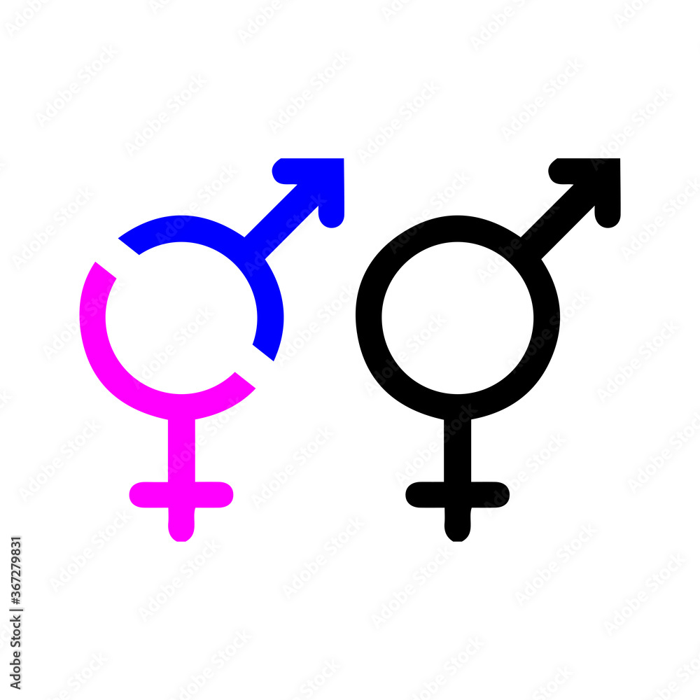 Gender icon design vector Gender icon design vector