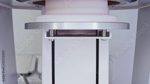 Ceramic dental crowns oven bakes new implants that are red-hot