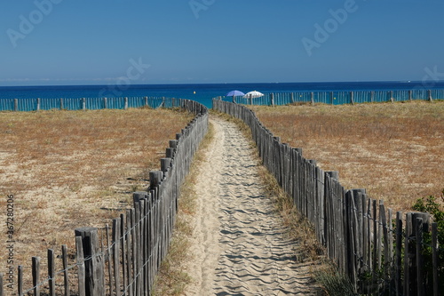 La plage de Losari en Corse