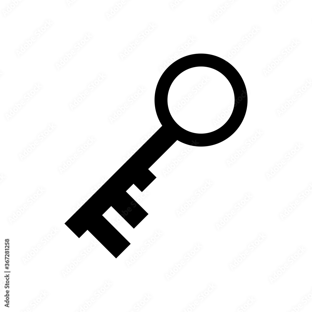Key icon vector illustration