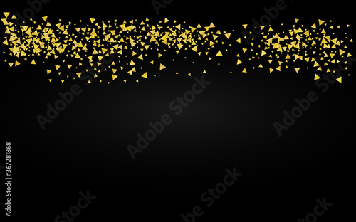 Gold Shine Effect Black Background. Modern 