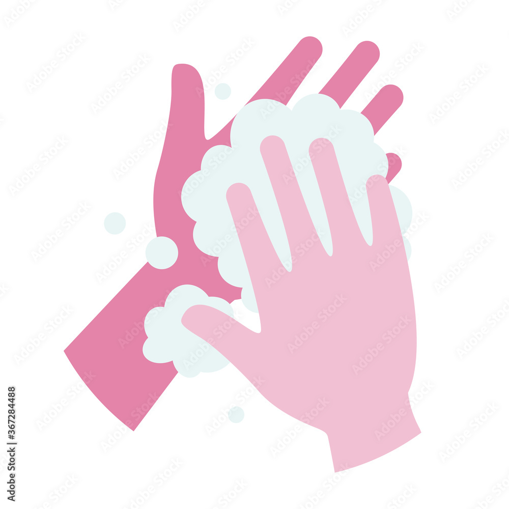 Wash your hands with soap and water and dry them carefully Wash your hands with soap and water and dry them carefully