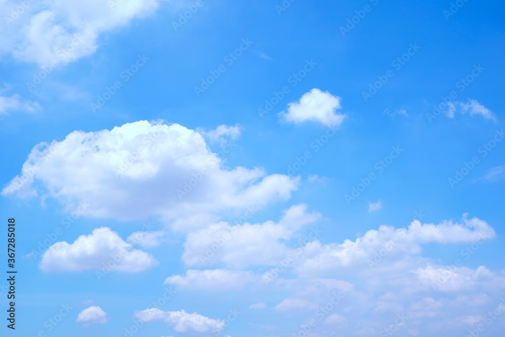 White cloud and Beautiful with blue sky background, Bright blue sky White cloud and Beautiful with blue sky background, Bright blue sky