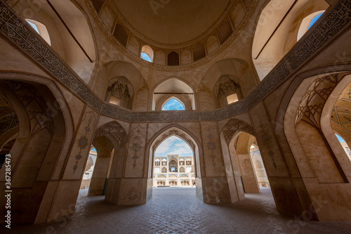 Agha Bozorg Mosque in Kashan  Iran