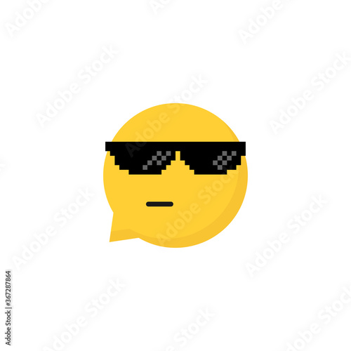 emoji speech bubble like a boss