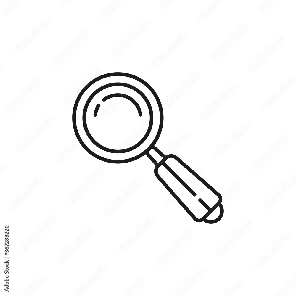thin line magnify like search icon thin line magnify like search icon