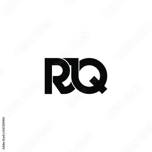 rjq letter original monogram logo design
