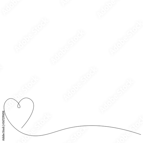 Wallpaper Mural Valentines day background design. Vector illustration Torontodigital.ca