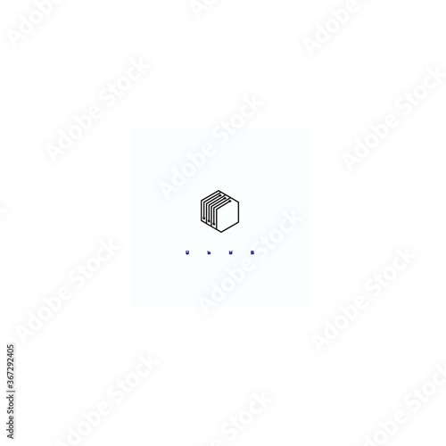 
Illustration in the form of a chemical scheme of glue in the form of a symbol or logo