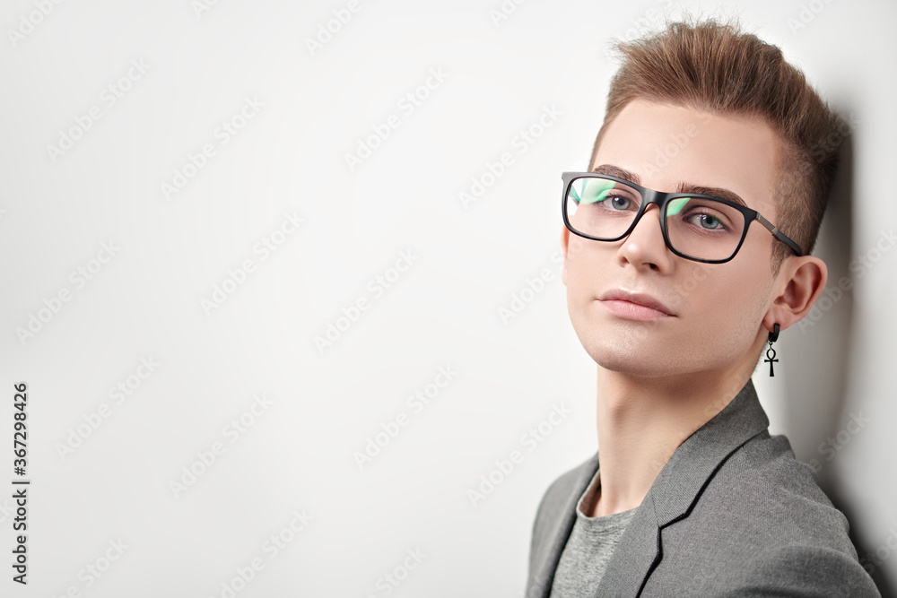 smart student in glasses smart student in glasses