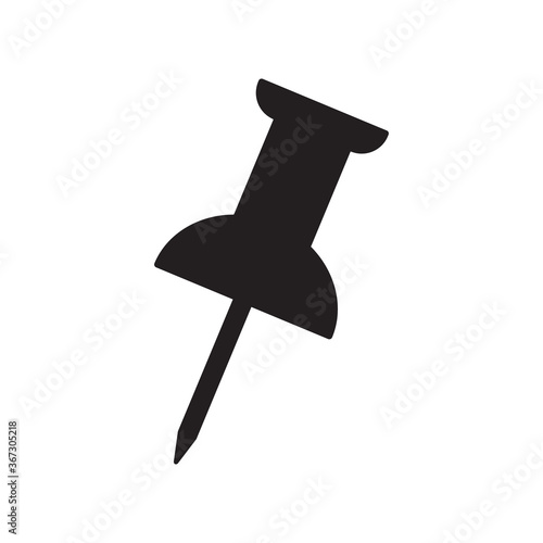 Push pin icon vector