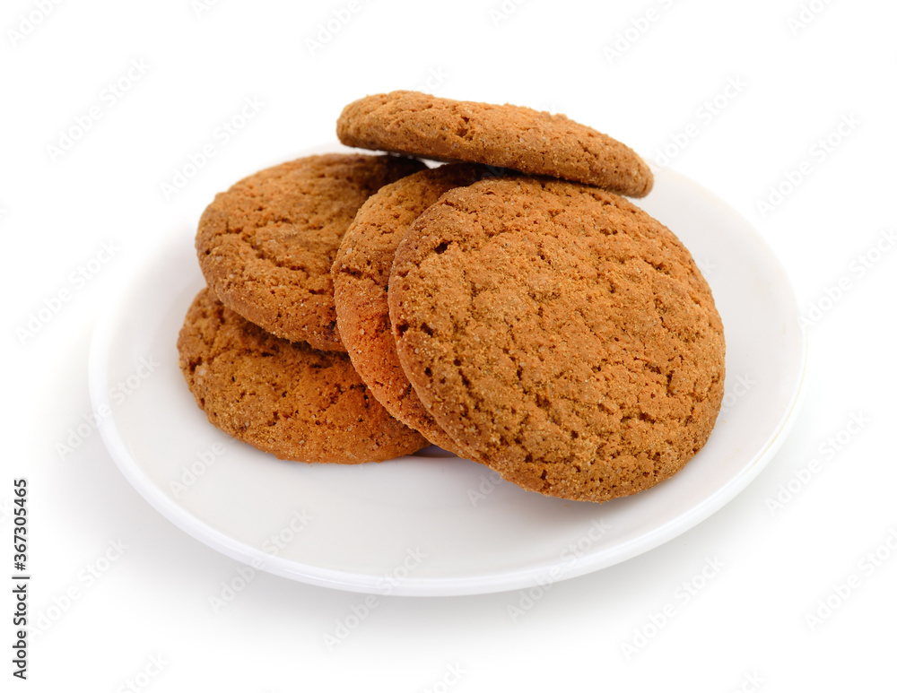 Cookies on white. Cookies on white.