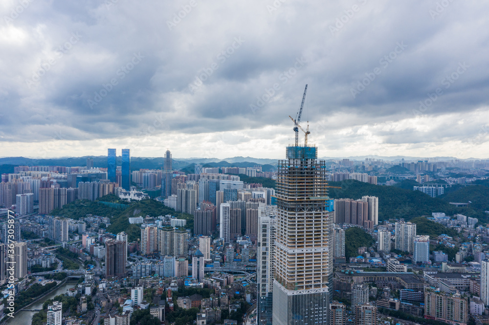 Obraz premium New city under construction