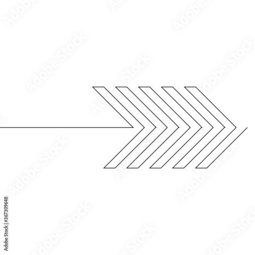 Lines Design . Vector Arrow Background.Abstract Geometrical illustration.