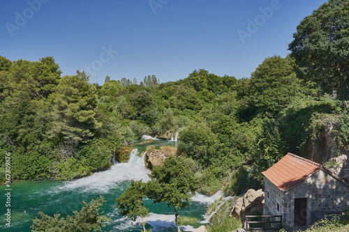 waterfalls in Croatia's national park