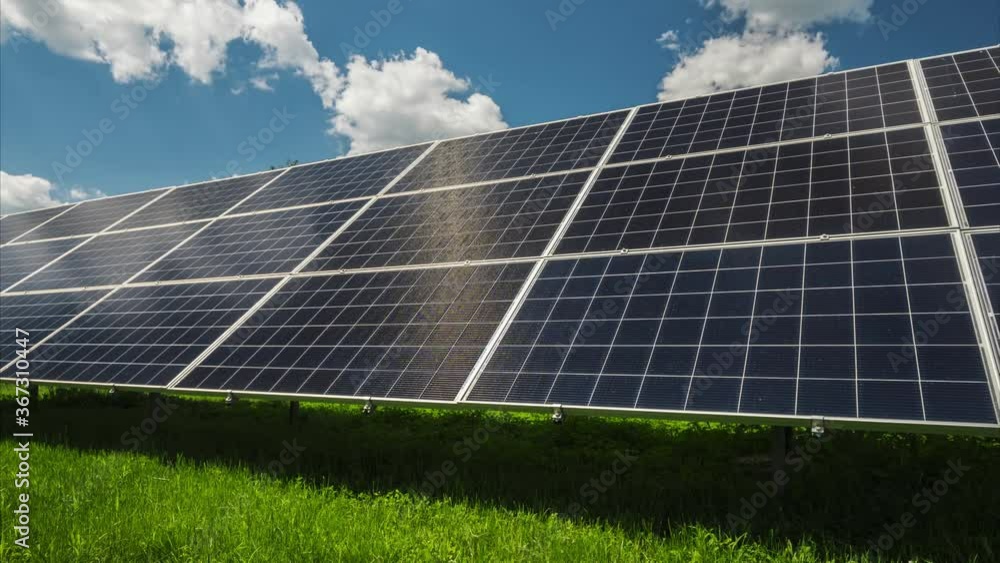 Full day of solar power from dawn to dusk