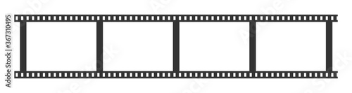 Filmstrip mockup icon isolated. Vector illustration