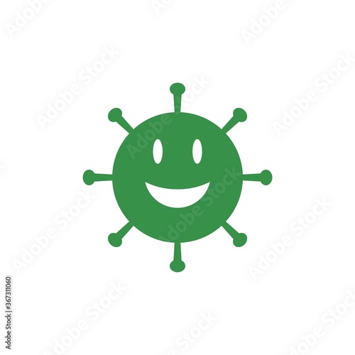 green happy expression covid19 