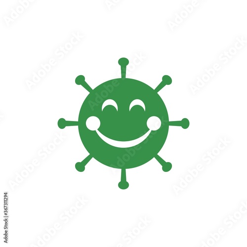 green covid smile expression