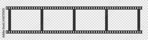 Filmstrip mockup icon isolated. Vector illustration
