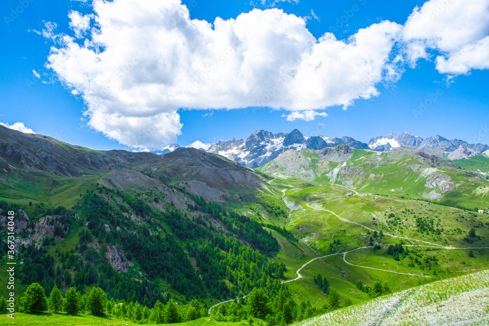 Photos de montagnes dans les Alpes