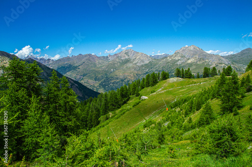 Photos de montagnes dans les Alpes