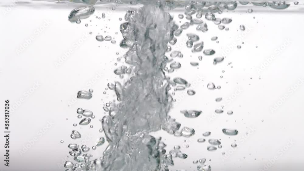 Water Pouring With Bubbles Water Pouring With Bubbles