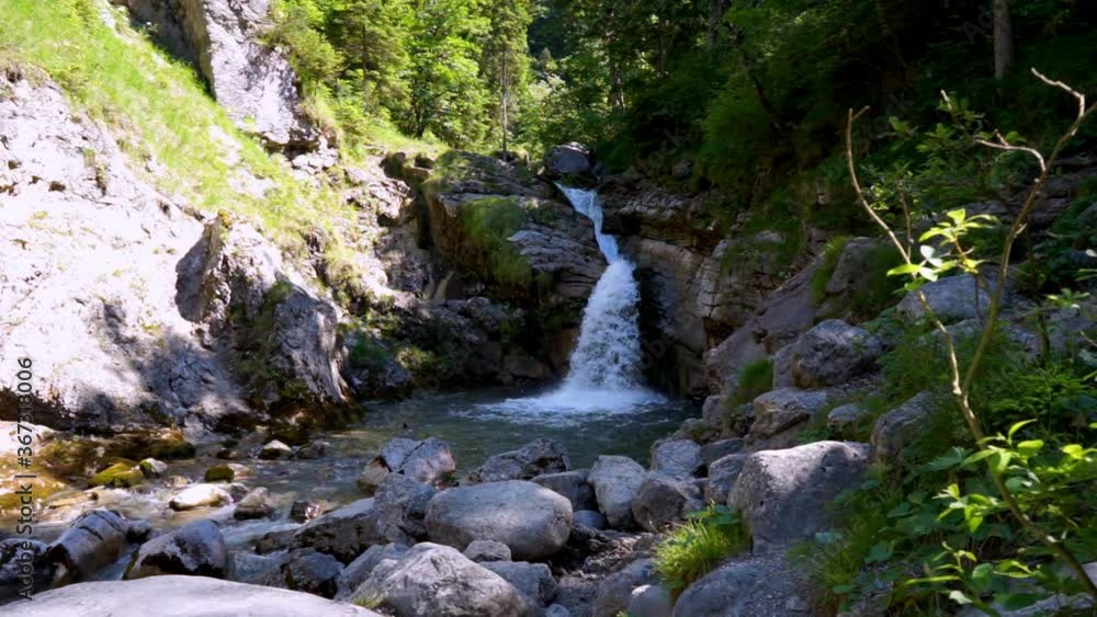 Kuhflucht Wasserfälle in Farchant bei Garmischpartenkirchen in Oberbayern Deutschland Kuhflucht Wasserfälle in Farchant bei Garmischpartenkirchen in Oberbayern Deutschland