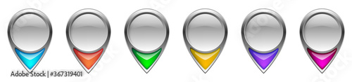 Free Download Location pin icons. Navigation icon. Map pointer - GFXLoad