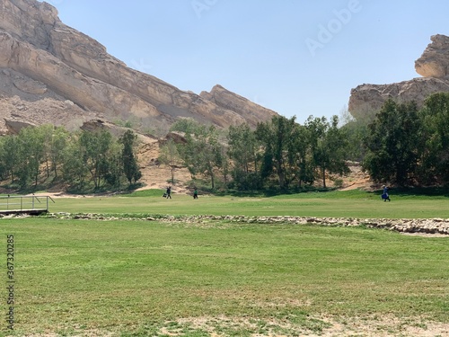 Green Mubazzarah Hot Spring In Al Ain, UAE photo