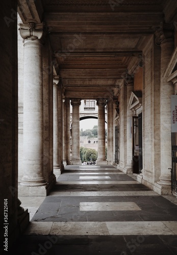 Pillars in Rome, Italy