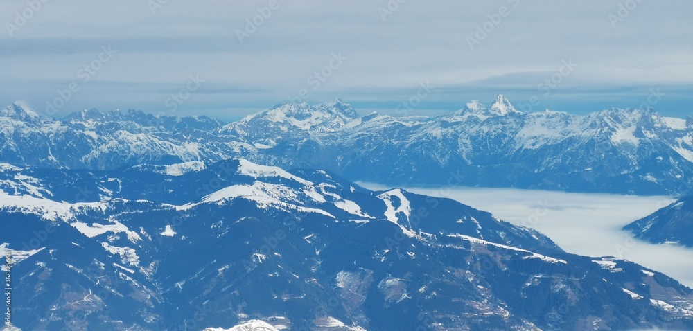Obraz premium winter mountain landscape